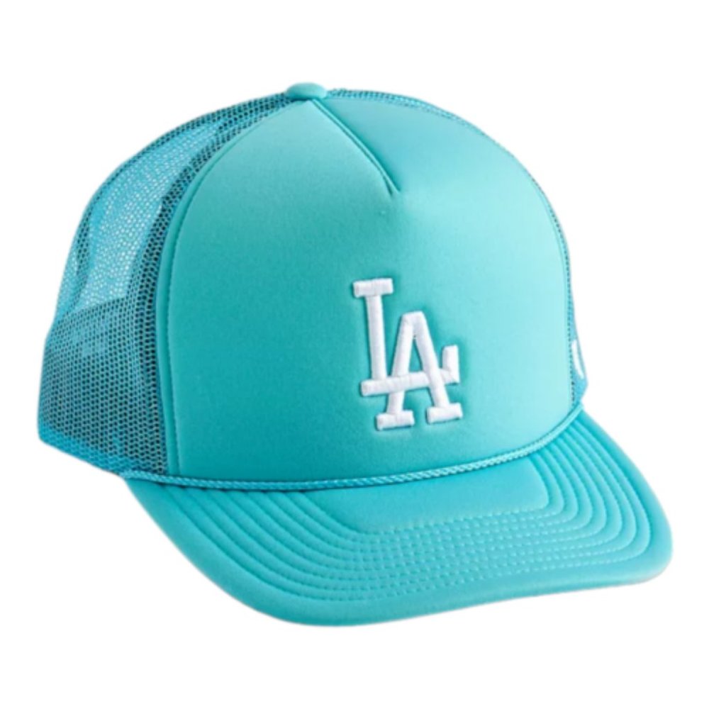 '47 Brand Los Angeles Dodgers Trucker Snapback Baseball Hat Cap Brown - OSFM